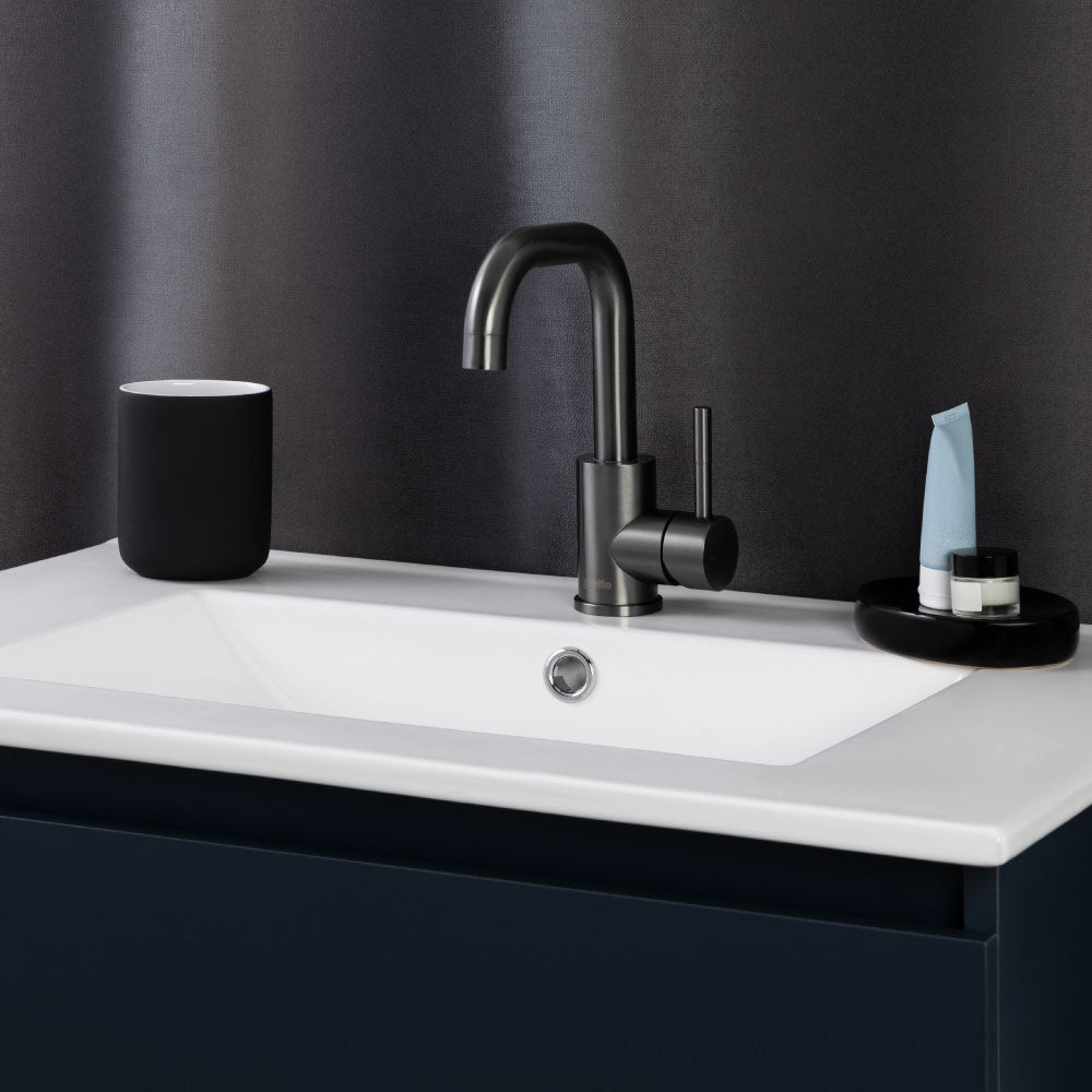 Monomando Lavamanos Novara Grafito Austral