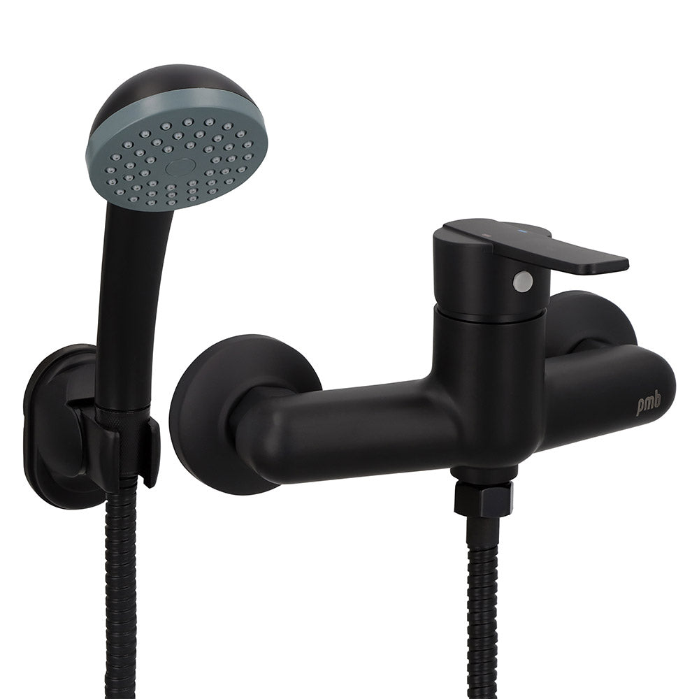 Monomando Ducha Dallas Negro Mate