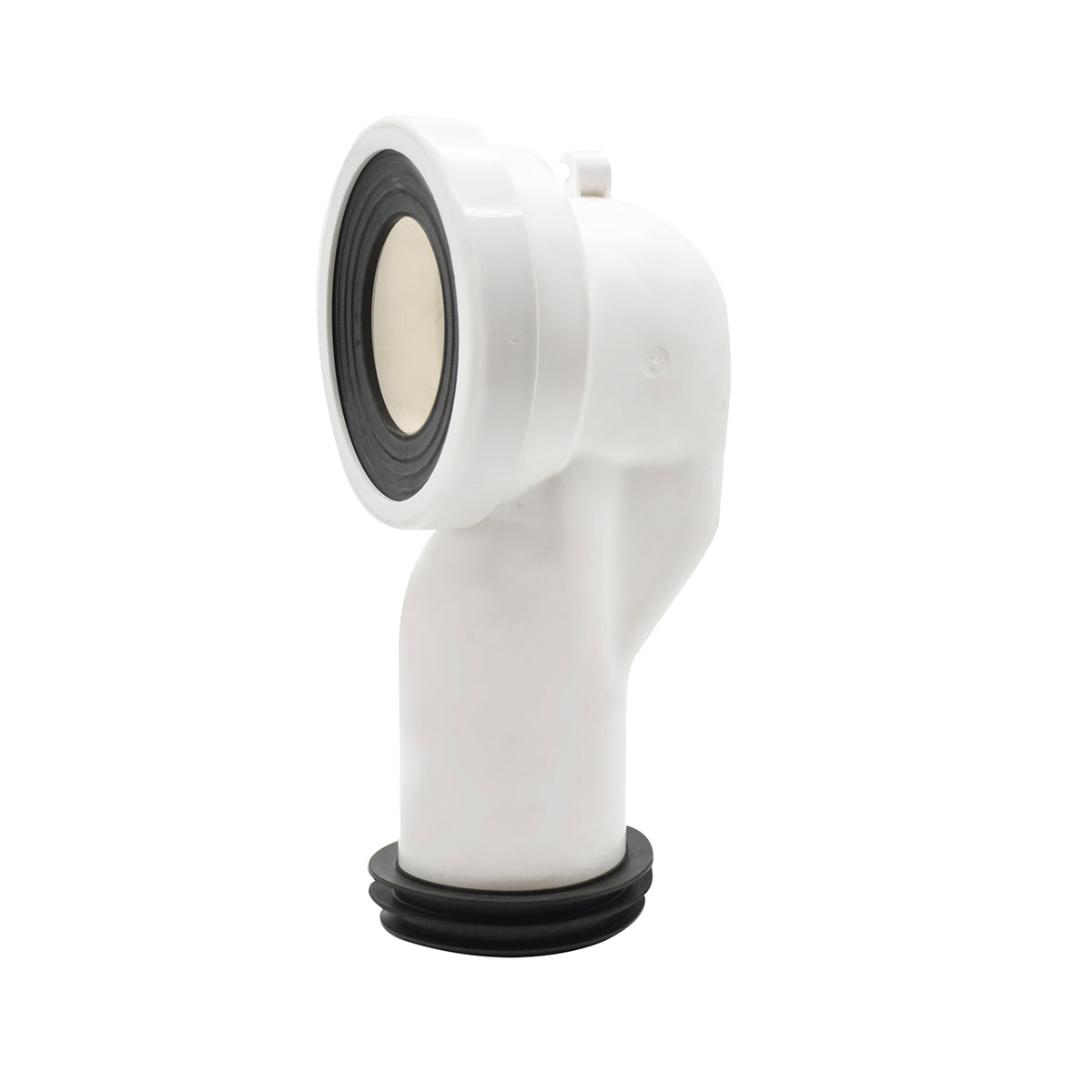 Manguito Adaptador para WC con salida Horizontal - Conexión a Piso 21cm (Vertical)