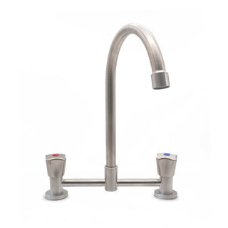 Combinación Lavaplatos 8" Delia Inox Satinado