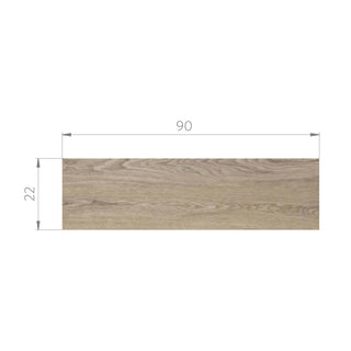 Porcelanato - Asia Beige Act Acetinado 22x90 Rectificado