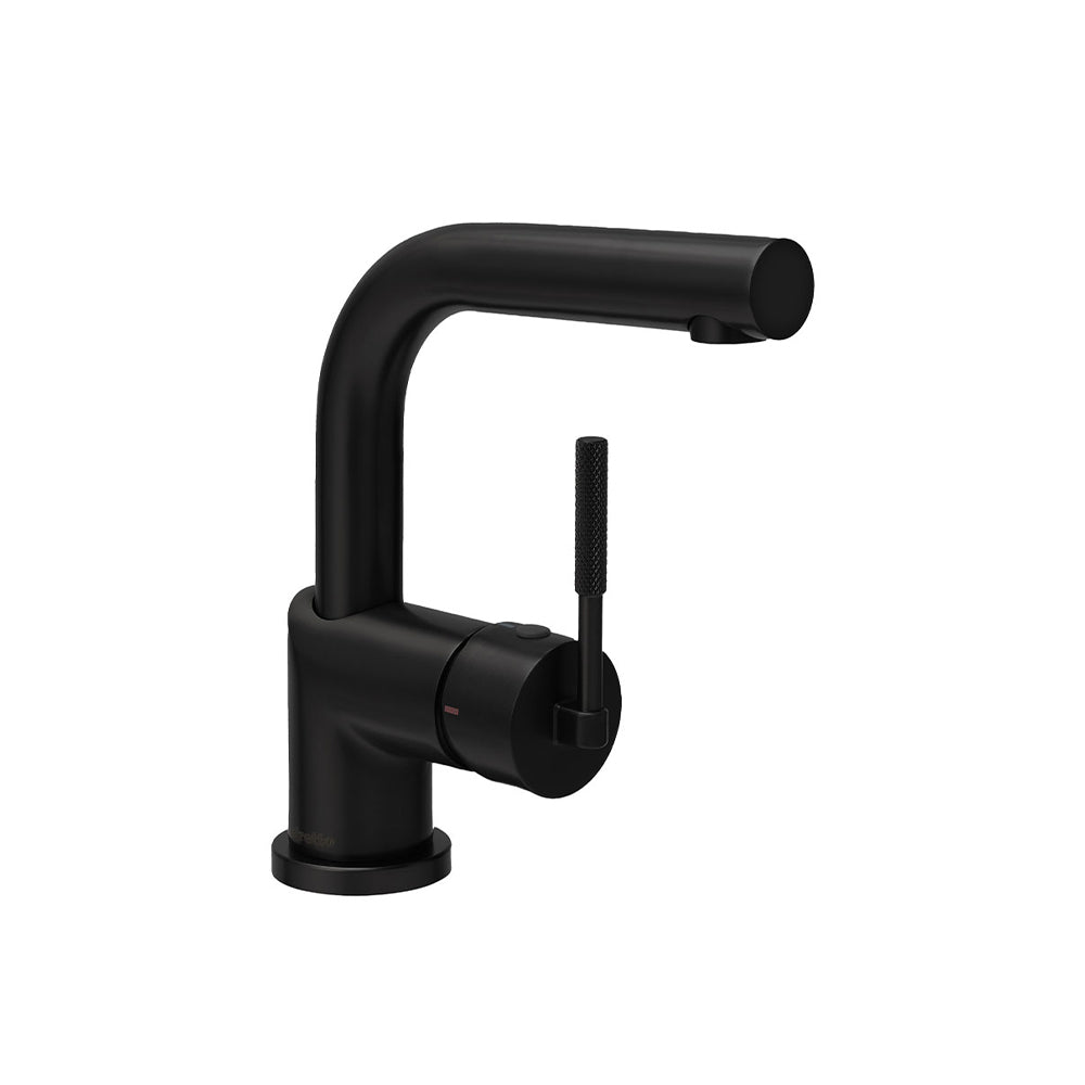 Monomando Lavamanos Amalfi Negro Mate