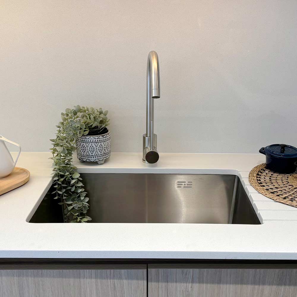 Monomando Lavaplatos Coparo Inox Satinado