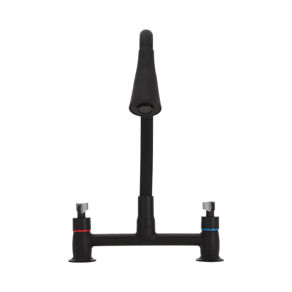 Combinación Lavaplatos Biletti Flessi Negro Mate