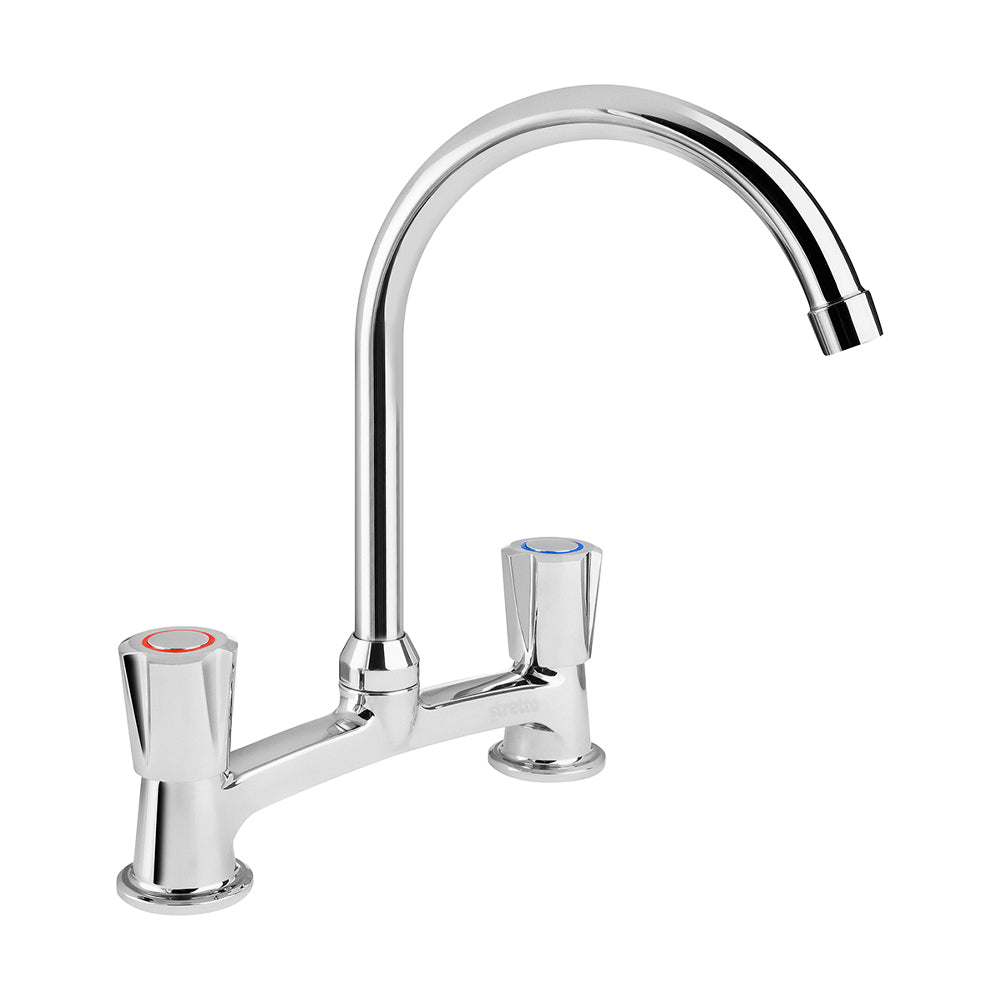 Combinación Lavaplatos 8" Maranello Cromo