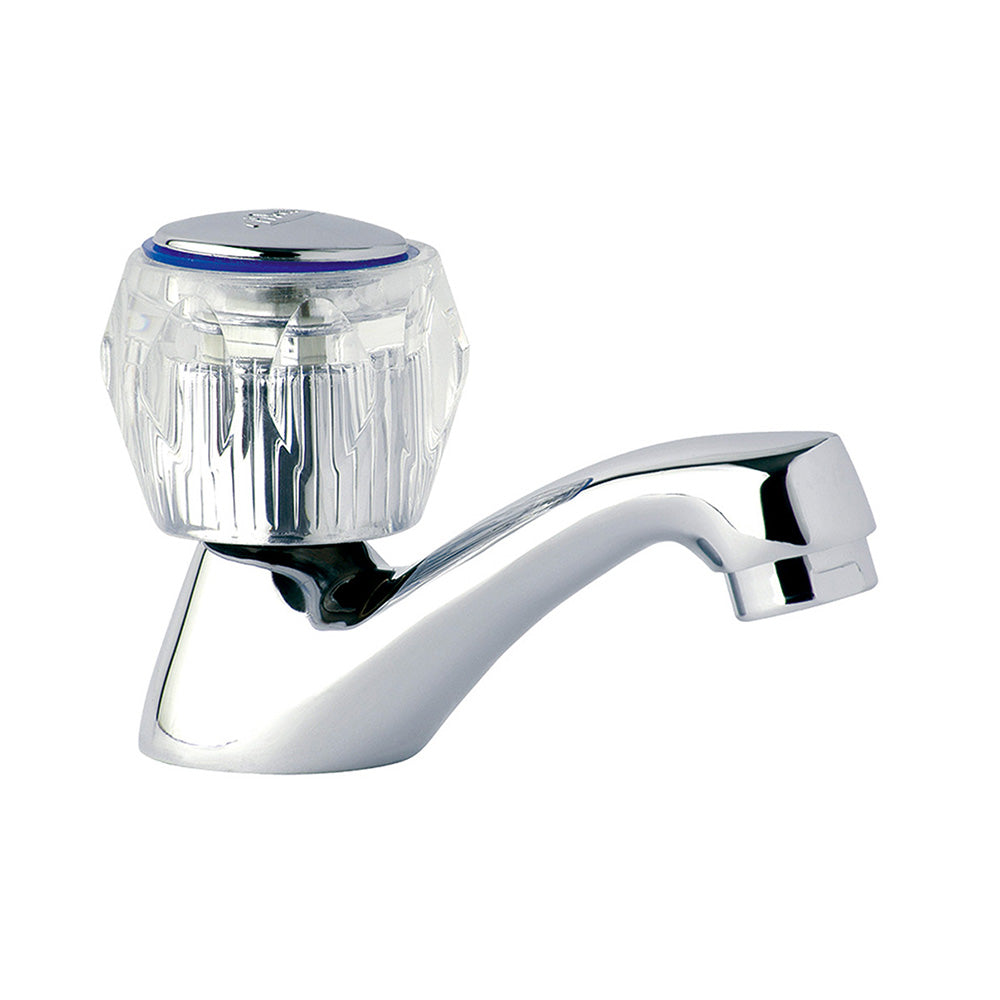 Llave Lavamanos Mossini Cristal Cromo
