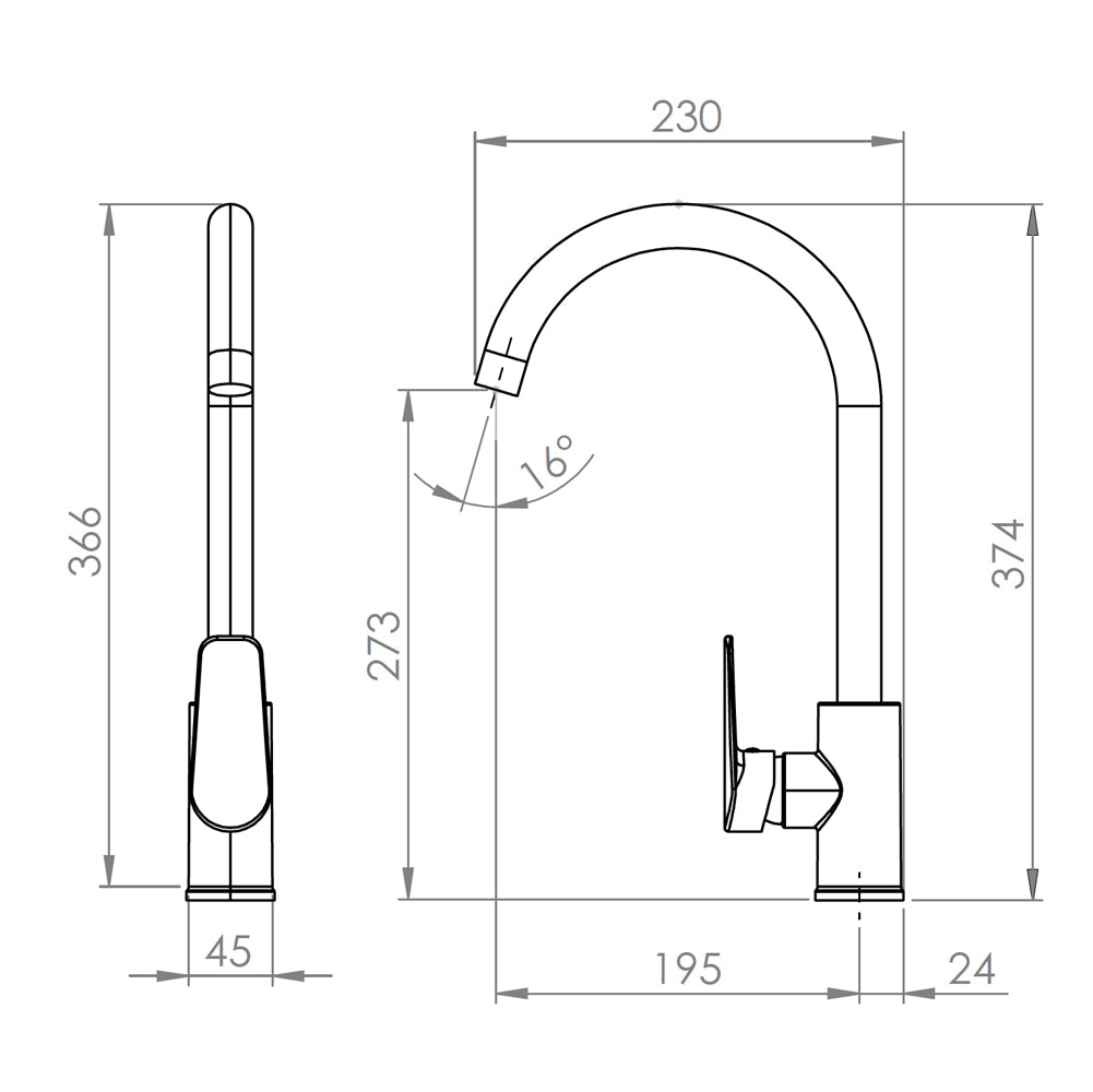 Monomando Lavaplatos Nashville Cromo