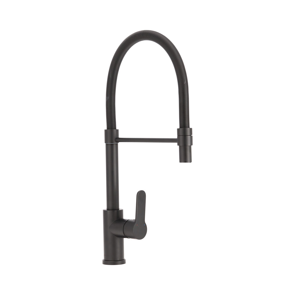 Monomando Lavaplatos Flexible Arsoli Negro Mate