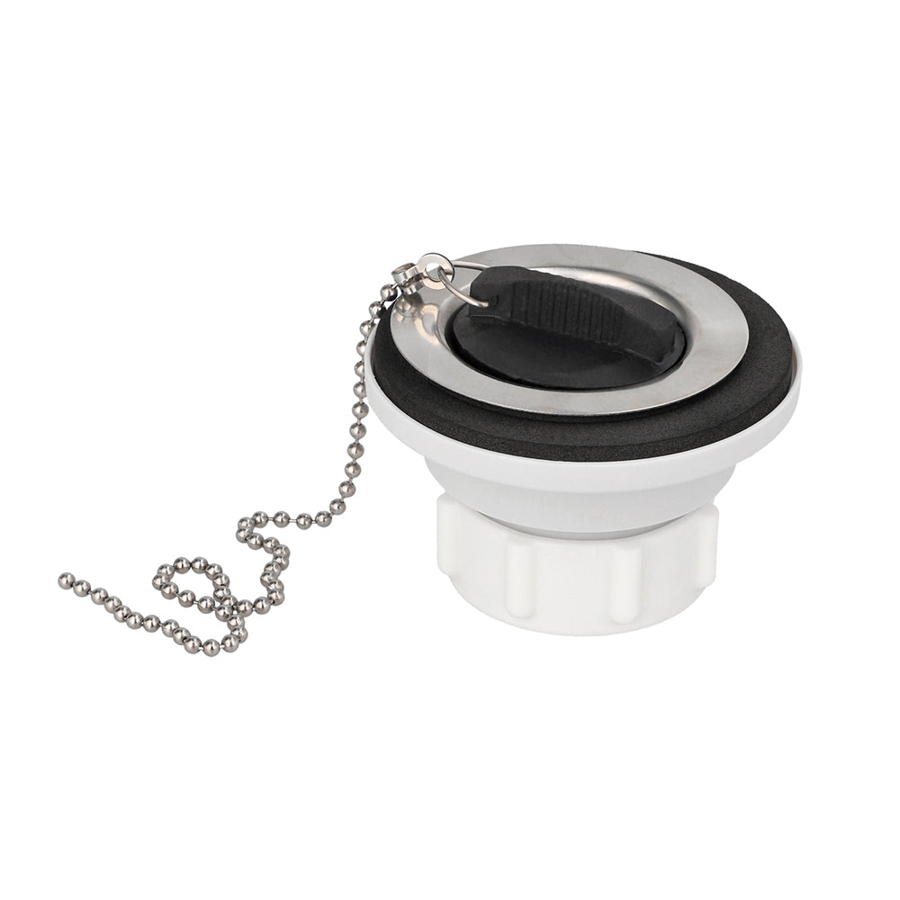 Desague Lavamanos Universal PP 1 1/4&quot; con Rejilla y Tapón