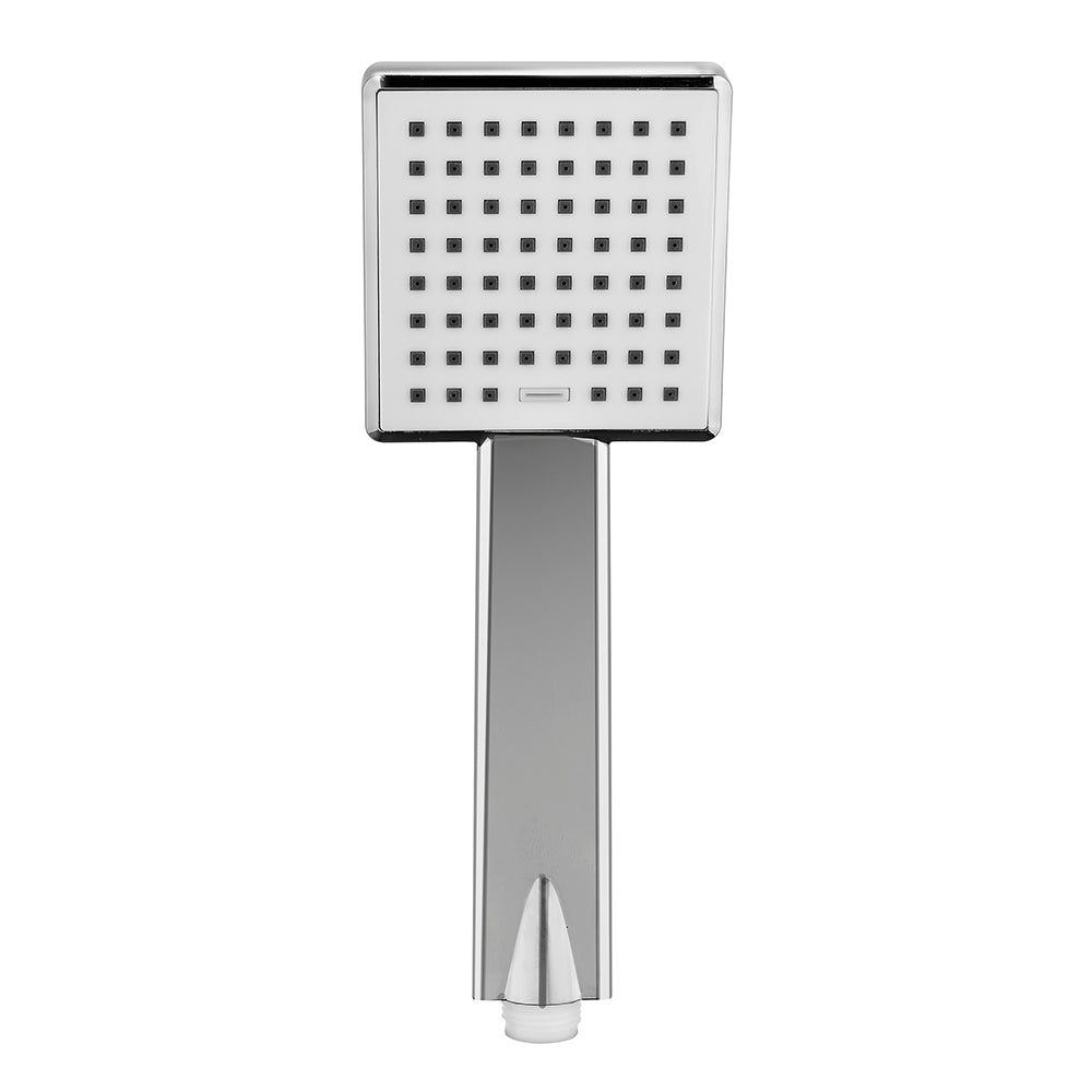 Maneral Ducha Cuadrado Cromo/Blanco