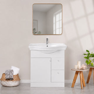 Mueble Vanitorio Adele Blanco + Cubierta 80x46x18 cm