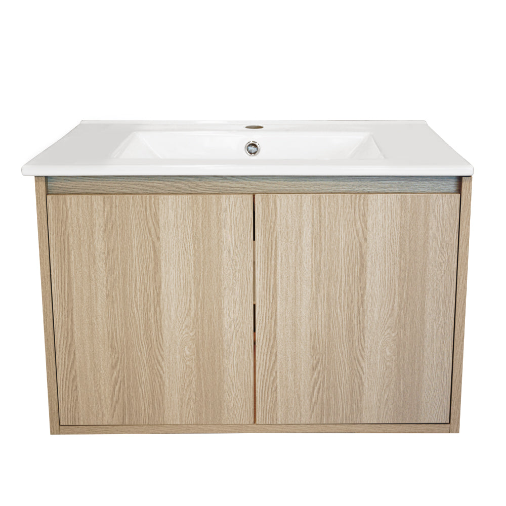 Mueble Vanitorio Amélie Acácia + Cubierta 90x46x45 cm