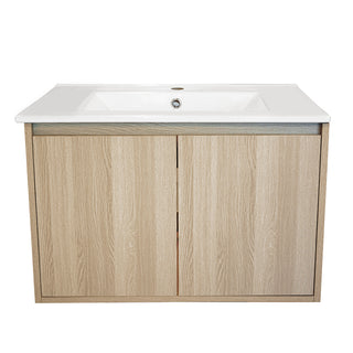 Mueble Vanitorio Amélie Acácia + Cubierta 90x46x45 cm