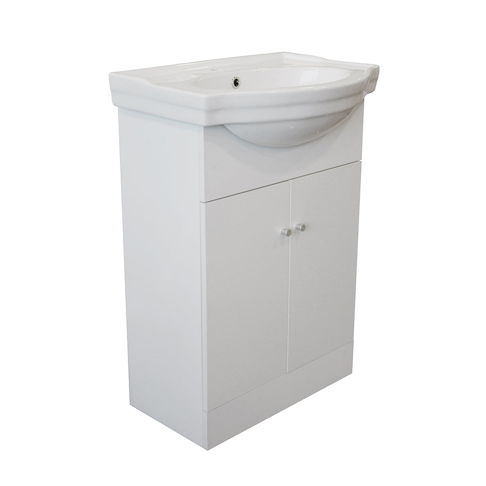 Mueble Vanitorio Marie Blanco + Cubierta 60x43x30 cm