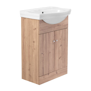 Mueble Vanitorio Marie Rustico + Cubierta 43x50x30 cm