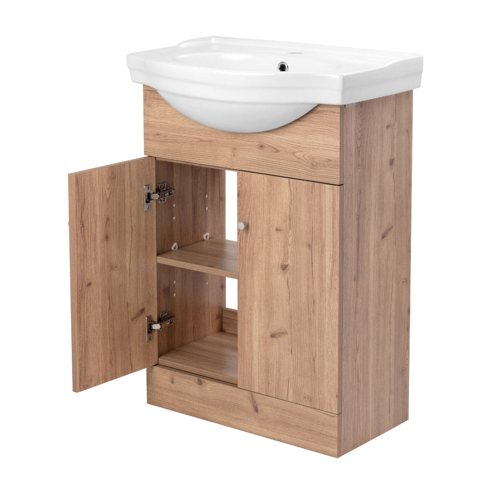 Mueble Vanitorio Completo Marie 60x43 Rústico