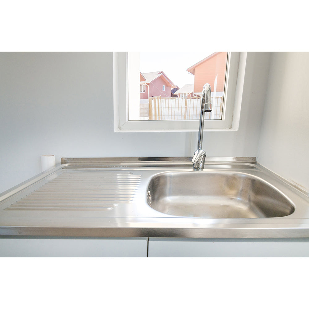 Lavaplatos Sobreponer Inox 80x50 Izquierdo con Desagüe