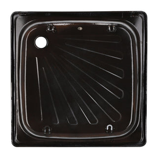 Receptáculo de Acero Esmaltado 15 cm Atenas Con Desagüe