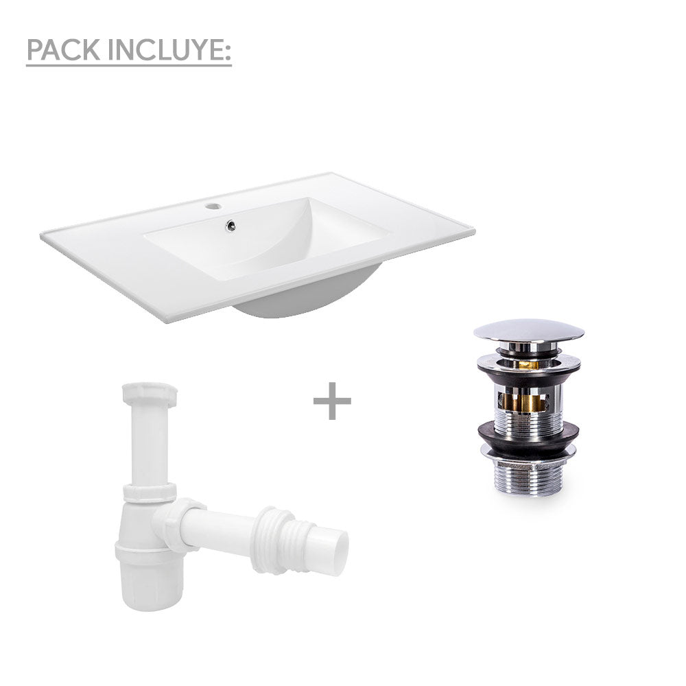 Mueble de Baño Completo Zoé Gris Grafito