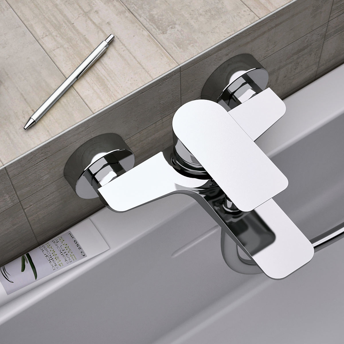 Monomando Tina Ducha Moss Cromo