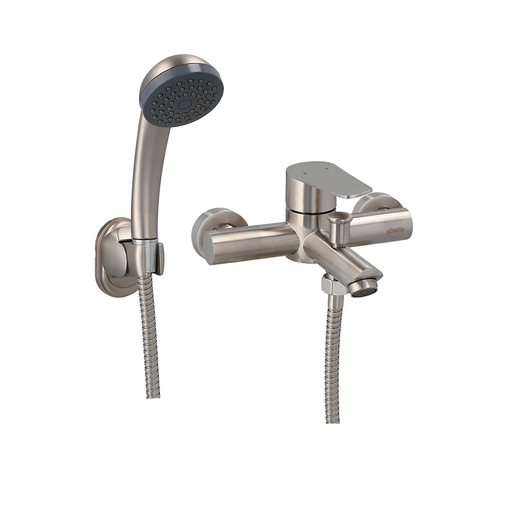 Monomando Tina Ducha Verceli Inox Satinado