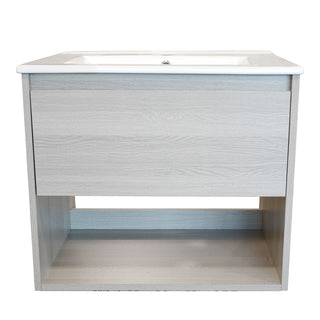 Pack Baño Navarra | Mueble Vanitorio Albayalde + Sanitario + Columna Ducha