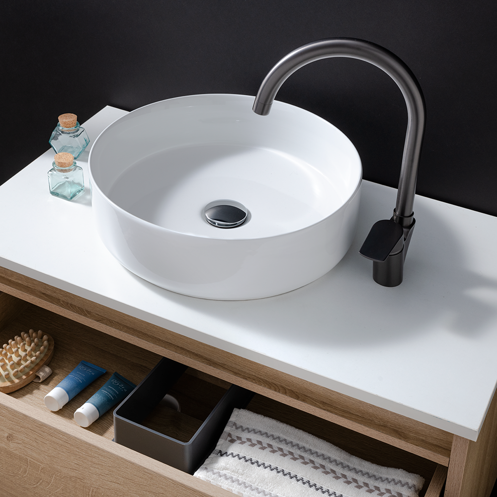 Vanitorio sobre cubierta red. 41 cm.