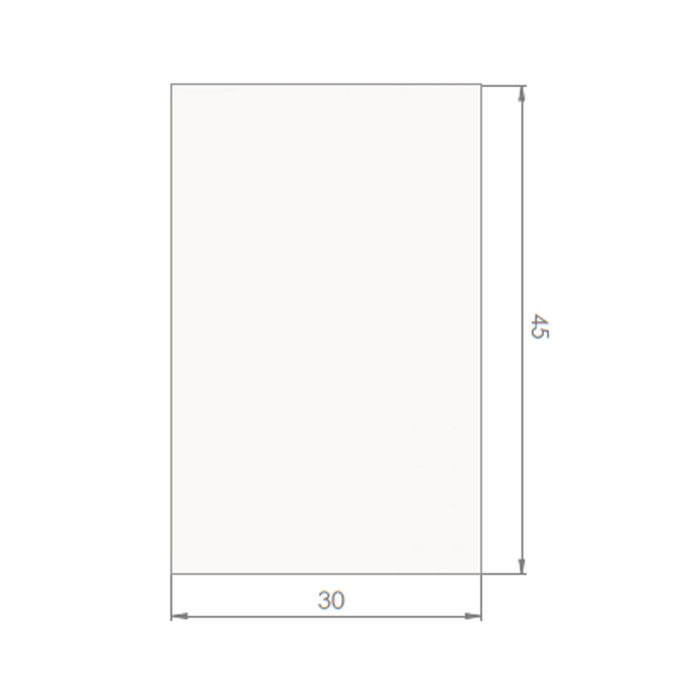 Cerámica Muro - Snow Mate  Blanco 30x45 Rectificado