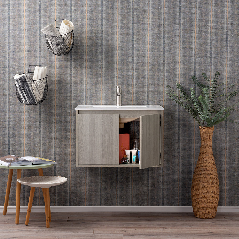 Mueble Vanitorio Amélie Albayalde + Cubierta 61x46x90 cm