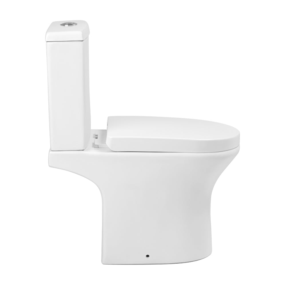 Sanitario Wc Completo New Atos - Descarga a Muro (Horizontal)