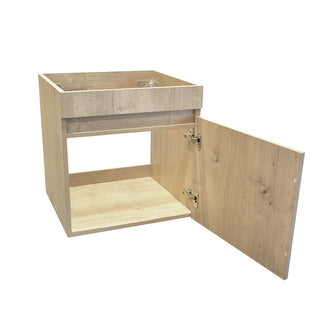 Mueble Vanitorio Moyen Nogal + Cubierta 50x46x50 cm