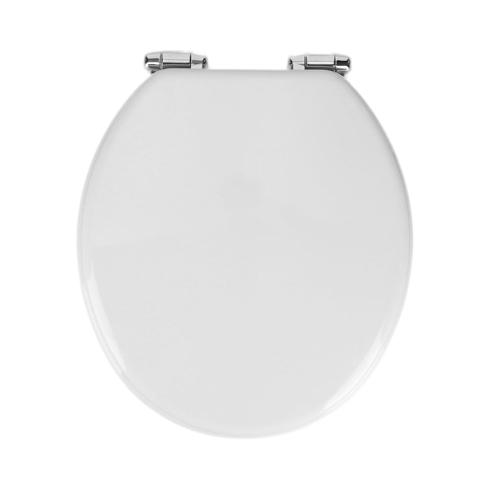 Asiento y Tapa Madera Redonda Soft Close para WC