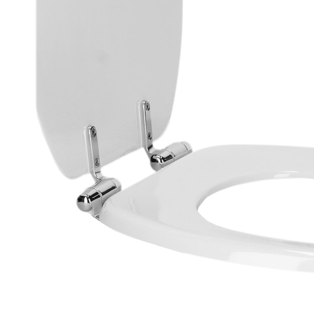 Asiento y Tapa Madera Redonda Soft Close para WC