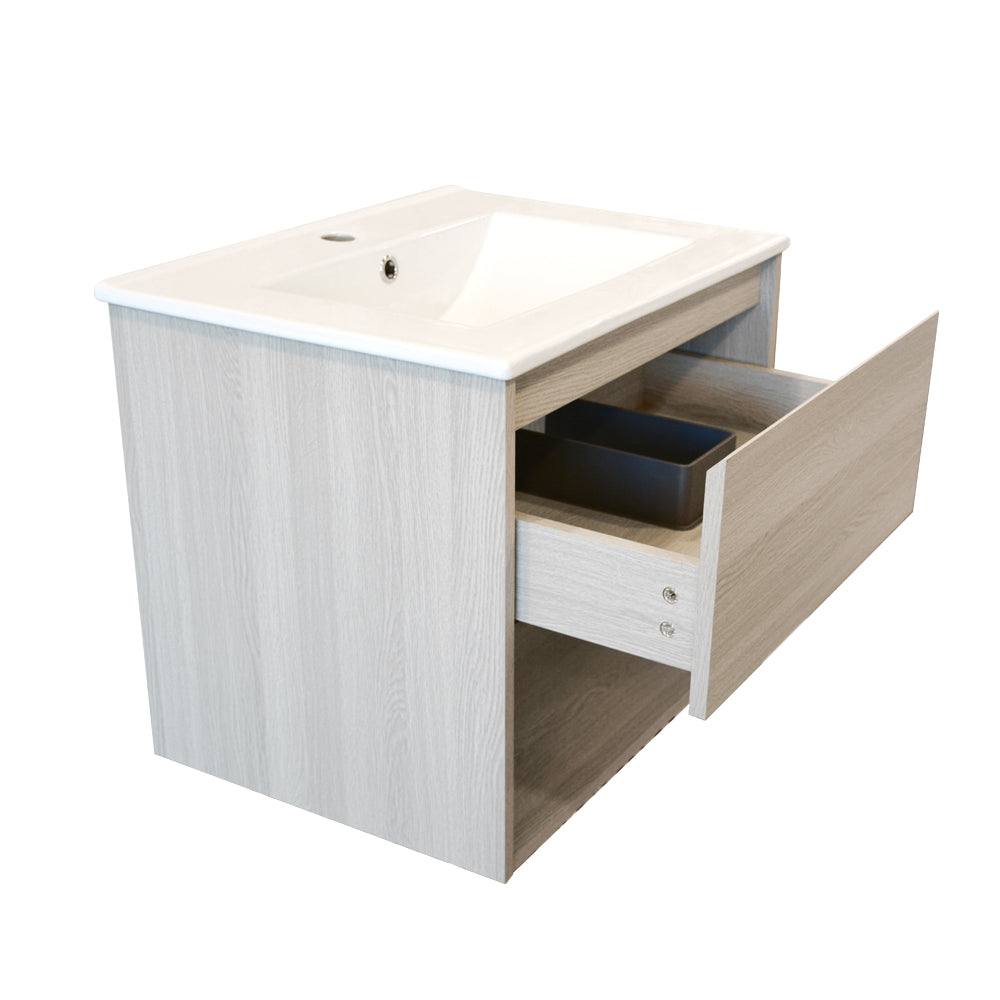 Mueble Vanitorio Zoé Albayalde + Cubierta 70x46x50 cm