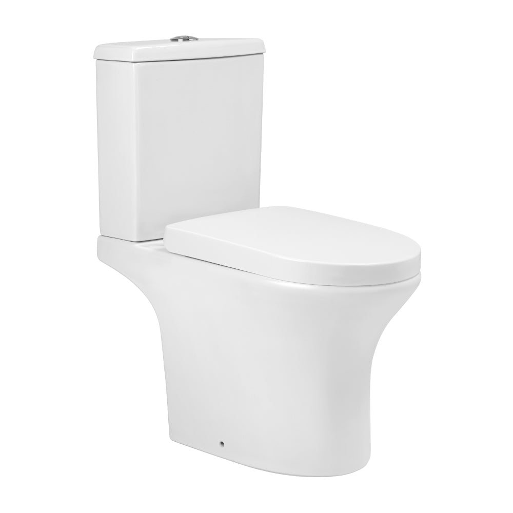Sanitario Wc Two Pieces New Atos 2 - Descarga a Muro 18 cm. (Horizontal)