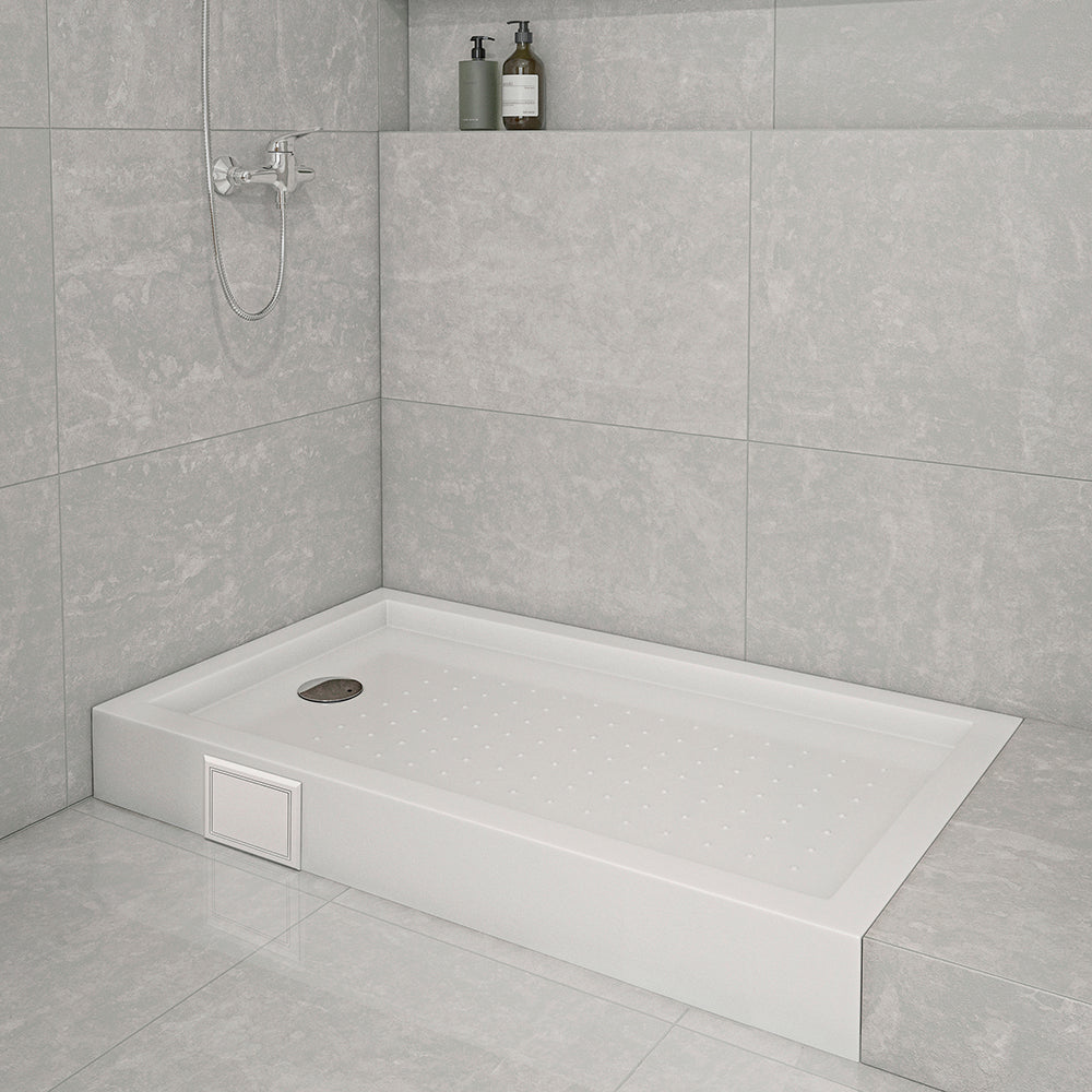 Receptáculo De Ducha Acrílico Con Desagüe 150x80x14 cm