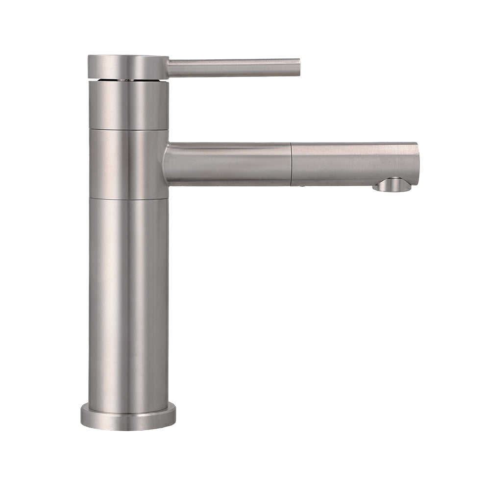 Monomando Lavamanos Brienza Inox Satinado