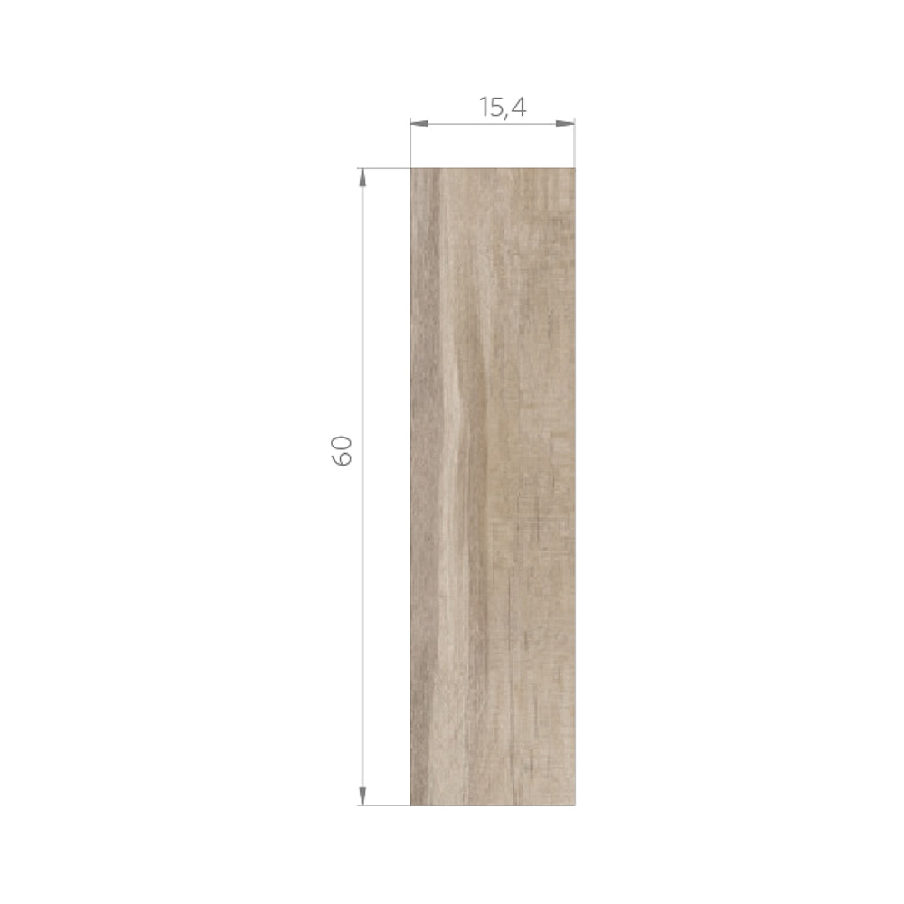 SALDO - T417C6 - 001395 WHISKEY LOTE UNO Ceramica Piso Mate 15.4x60
