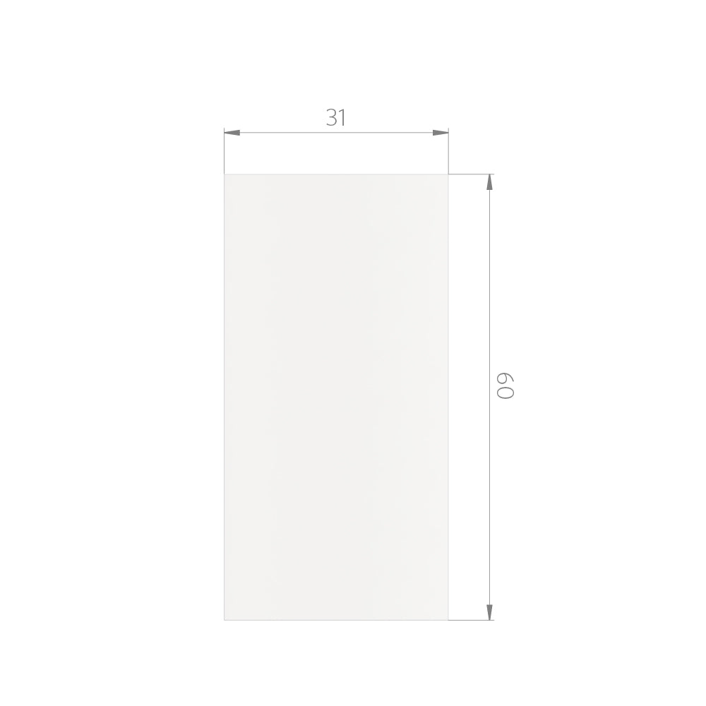 Cerámica Muro - White Frost Plus Mate Blanco 31x60