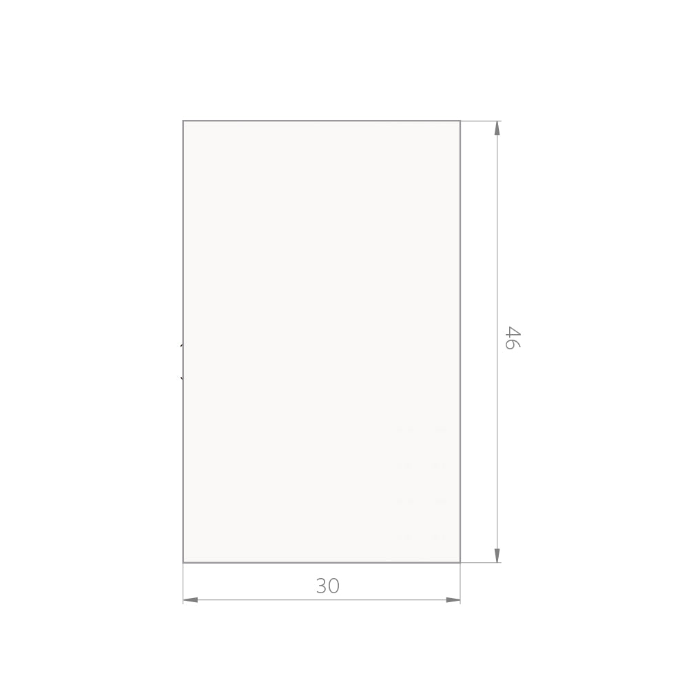 SALDO - T29C1 - ASPEN BRILLO Ceramica Muro Blanco 30x46