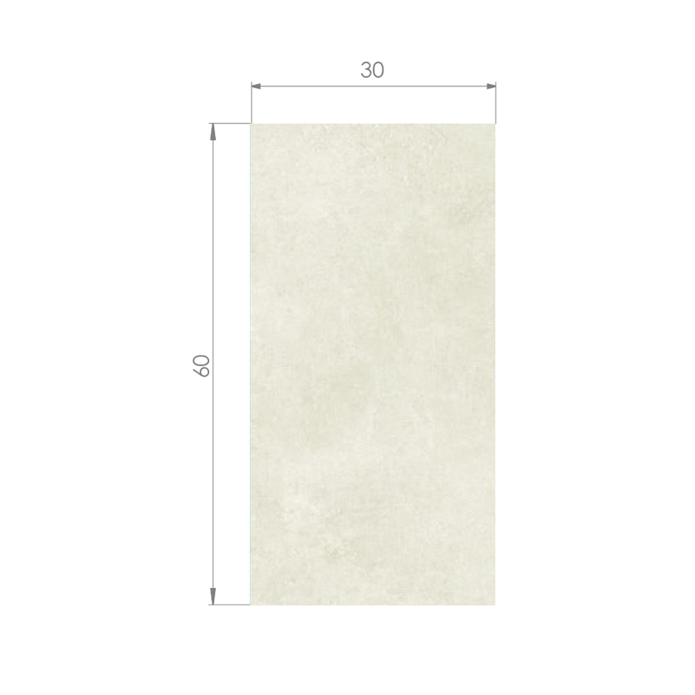 Gres - Living White Gres Mate 30x60 Rectificado