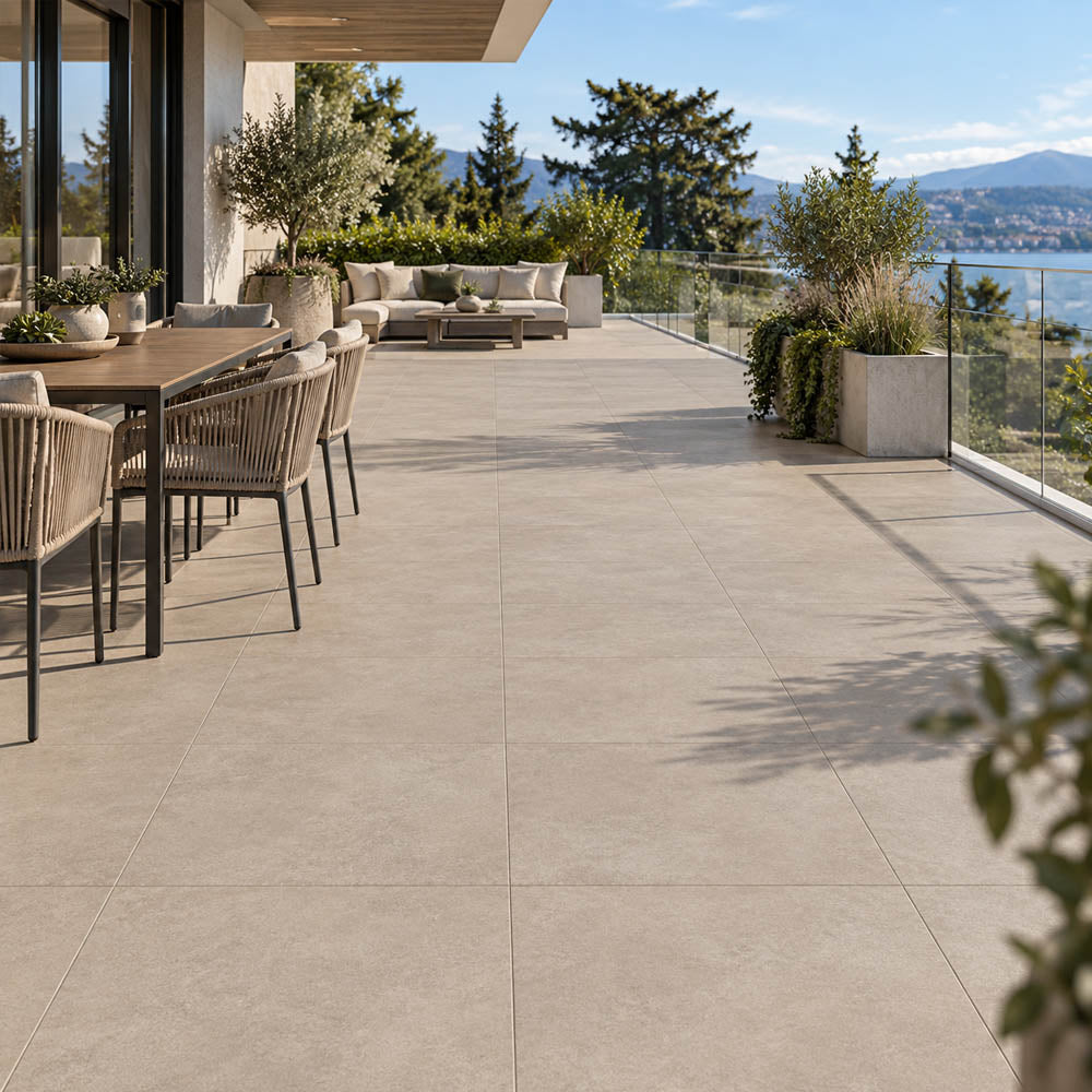 Porcelanato - Cement Grigio Mate 61x61 Rectificado