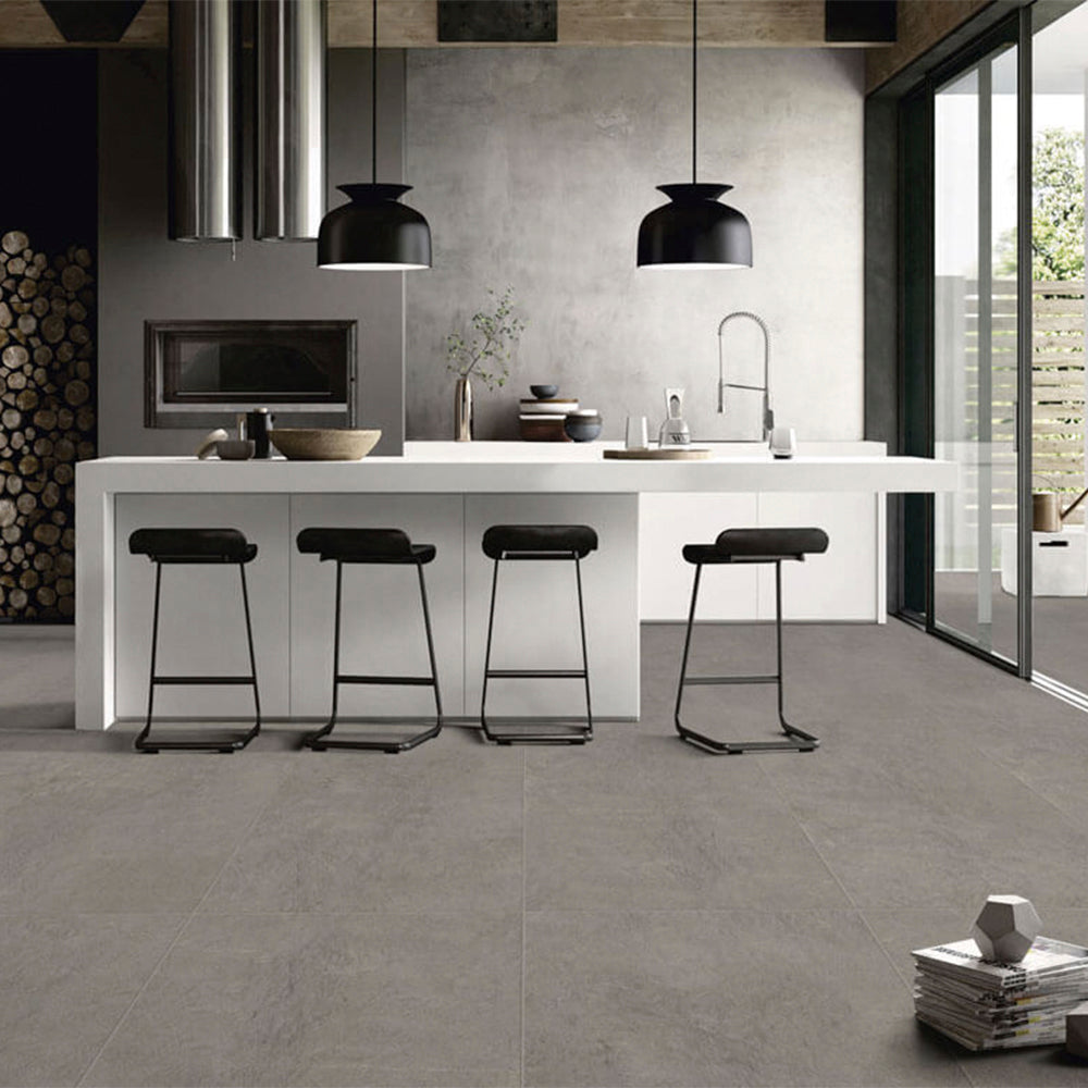 SALDO - T8 - 25018 DETROIT GRAY Semi Gres Mate 25x115 RT