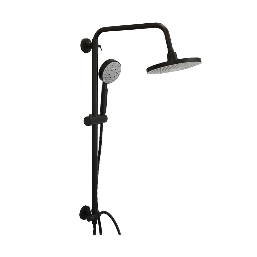 Pack Baño Gótico | Griferías + Columna Ducha Negro Mate
