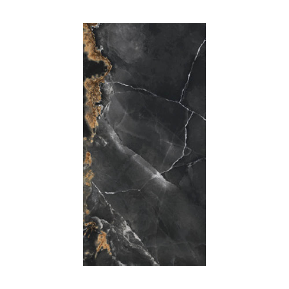 Porcelanato - Gran Eltz Nero Satini Acetinado 62x122 RT
