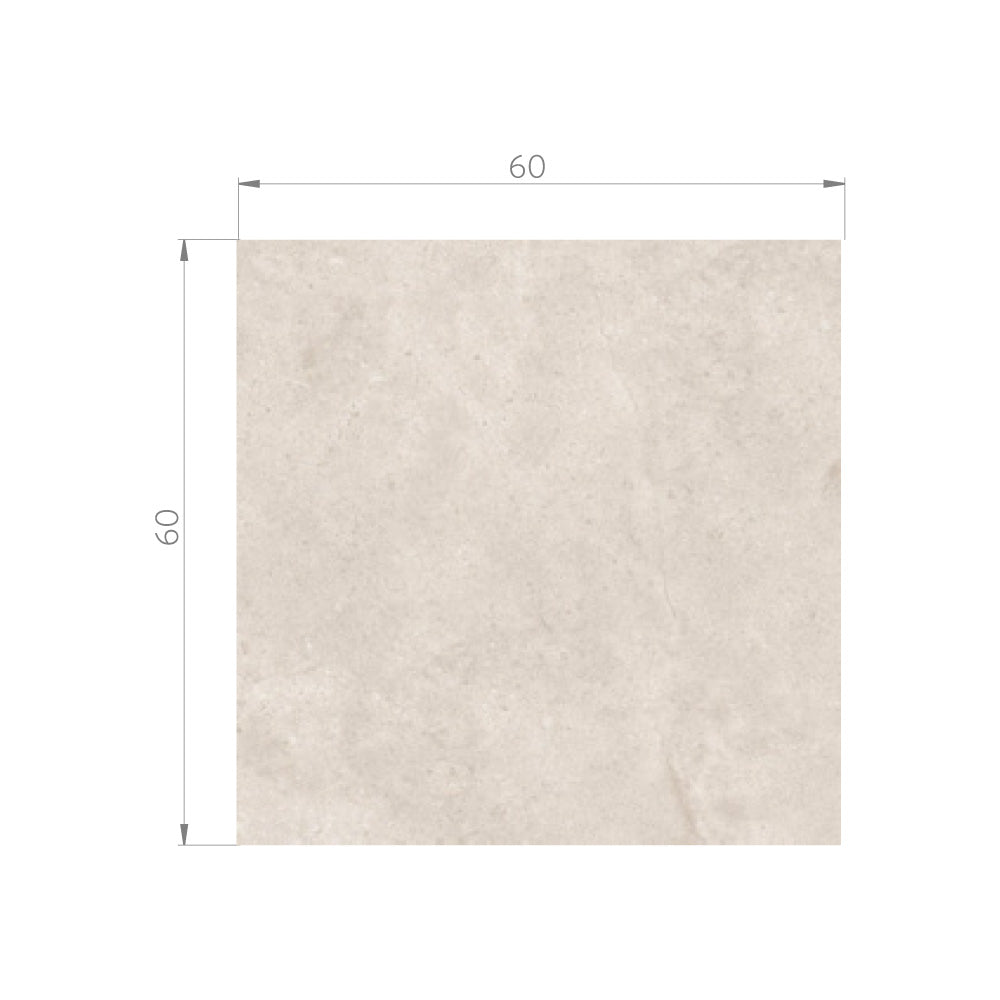 Gres - Mercury Light Grey Matt 60x60 Rectificado
