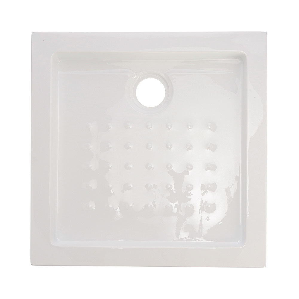 Pack Mampara Esquinera + Receptáculo Cuadradro 70x70 cm