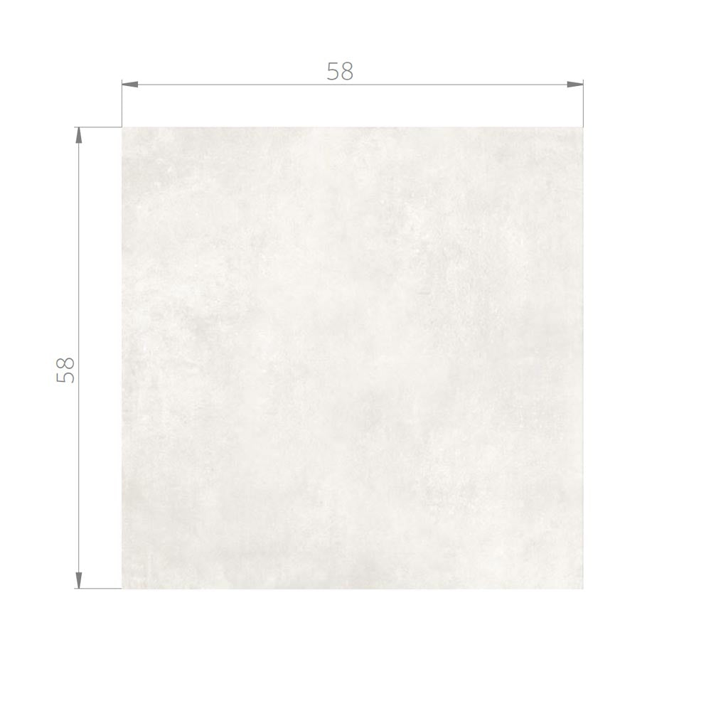 Porcelanato Piso/Muro - Neutral Cinza 58x58 cm Rectificado