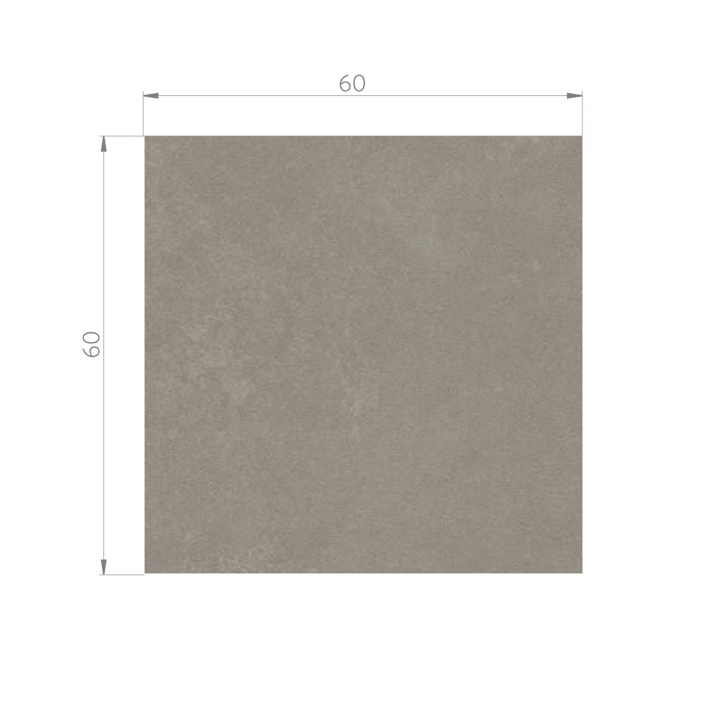 Gres Element Grey Mate 60x60 Rectificado