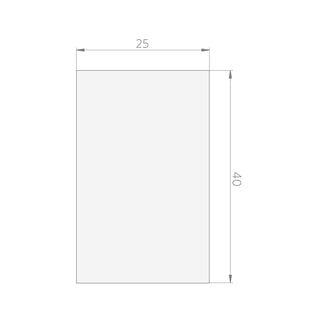 Cerámica Muro - Snow Brillo Blanco 25x40